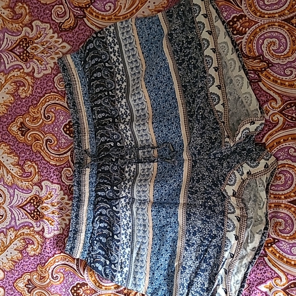 Blue summer shorts